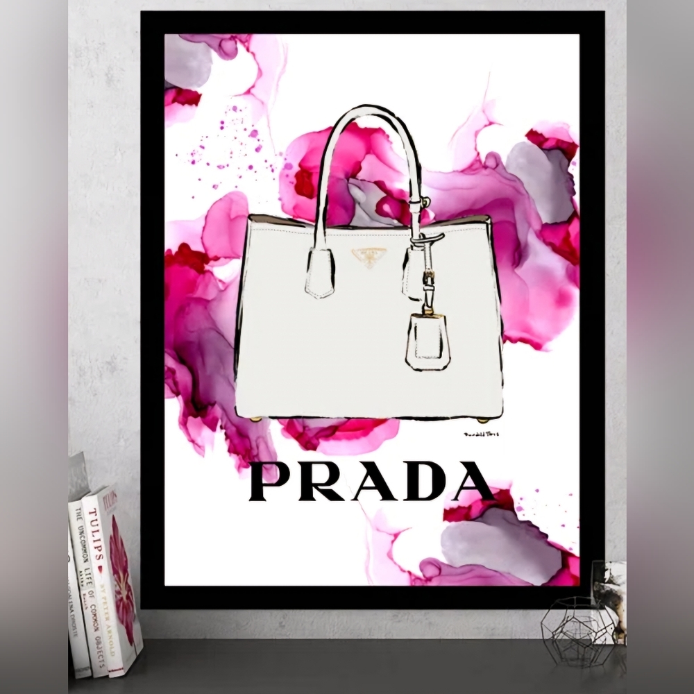 Prada 8 1/2"x11" Framed Wall Art